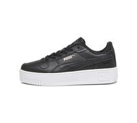 PUMA Tenis Carina Street Jr para niña, Puma Negro Puma Negro Oro Rosa Puma Blanco, 3.5 UK Narrow