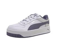 Puma Tenis Carina Street Jr para niña, Puma White Pale Plum Puma Silver, 4 UK