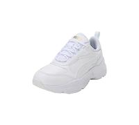 PUMA Tenis Cassia SL para Mujer, Puma Blanco Puma Team Oro, 40 EU