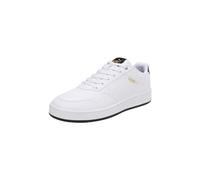 PUMA Tenis Clásicos Court Unisex para Adultos, White Black Gold, 48 EU