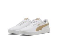 Puma Tenis Court Classic Clean Unisex, Color Blanco y Arena, Talla 46, Puma White Sand Dune, 45 EU