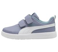 Puma Tenis Courtflex V3 Unisex para niños, Gray Sky Puma White Baltic Sea Blue, 32 EU