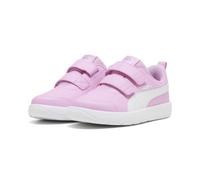 Puma Tenis Courtflex V3 V PS Unisex para niños, Mauve Glow Puma White, 35 EU