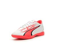 PUMA Tenis de Entrenamiento para Interiores Ultra Play para Hombre, White Black-Fire Orchid, 40 EU