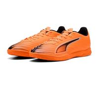 Puma Tenis de fútbol Ultra 6 Play It Unisex, Heat Fire Puma Negro Rojo Brillante, 42 EU