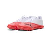 Puma Tenis de fútbol Unisex 7 Play TT, Ultra Red, Negro y Blanco, Talla 9.5 de Reino Unido