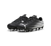 Puma Tenis de fútbol Unisex Attacanto II FG/AG Jr para niños, Puma Negro, Puma Blanco, 4.5 UK