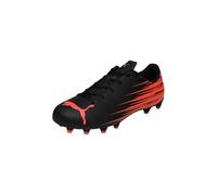 Puma Tenis de fútbol Unisex Attacanto II FG/AG Jrpara niños, Puma Negro y Rojo Brillante, 30 EU