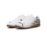 Puma Tenis de fútbol Unisex Attacanto II It Jr para niños, Blanco (Puma White)/Negro (Puma Black), 28 EU