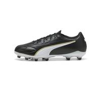 PUMA Tenis de fútbol Unisex King 20 Match FG/AG, Color Negro y Blanco Dorado, Talla 10 de Reino Unido, Puma Negro Puma Blanco Puma Oro, 44.5 EU