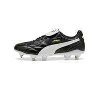 Puma - Bota de fútbol King Top MxSG, Unisex, Black-White, 7.5 UK