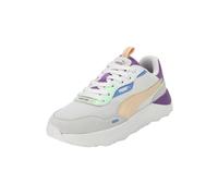 Puma Tenis de Plataforma Runtamed para Mujer, Silver Mist Anacardo Blanco Ultravioleta Azul Cielo, 38 EU