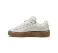 PUMA Tenis para mujer x Fenty Creeper Phatty, Blanco cálido/Puma Gold/Gum, 38 EU