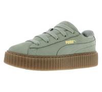 PUMA Tenis para mujer x Fenty Creeper Phatty, Niebla verde/Puma Gold/Gum, 41 EU