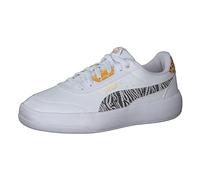 PUMA Tenis Tori Safari para Mujer, Color Blanco Negro y azafrán, 3.5 UK, White, 36 EU