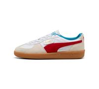 PUMA Tenis unisex 396463, blanco y rojo, 43 EU | Zapatillas de correr PUMA VOLTAIC EVO para hombre: transpirables, ligeras y con amortiguación óptima