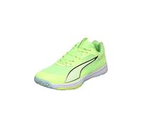 Puma Tenis Unisex Accelerate Pro 4 para Interiores, Fizzy Light Green Terrain Light Moss Puma White, 46 EU