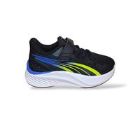 PUMA Tenis Unisex Baby Pounce AC+ INF, Color Negro-Lima Smash-Royal Sapphire, Talla 7 UK Niño, Puma Black Lime Smash Royal Sapphire, 24 EU