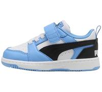 PUMA Tenis Unisex Baby Rebound V6 LO AC+ INF, Color Azul Claro, Negro y Blanco, Talla 8.5 UK Niño, Team Light Blue Puma Black Puma White, 26 EU