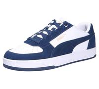 PUMA Tenis Unisex CAVEN 2.0 Mono para Hombre, Color Blanco-Persa Azul Dorado, Talla 40, Puma Blanco Persa Azul Puma Oro, 43 EU