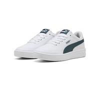 Puma Tenis Unisex Court Classic Clean Jr para niños, Puma Blanco Verde Terreno, 36 EU