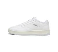 PUMA Tenis Unisex Court Classic para Adultos, Puma Blanco Puma Oro, 36 EU