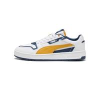 Puma Tenis Unisex Court Classic Street, Puma White Archive Gold Persian Blue, 38 EU
