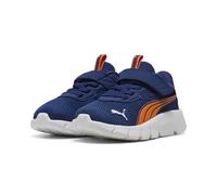 PUMA Tenis unisex Flexfocus Modern Ac+ InfSneaker para bebé, Blue Jewel Rickie Orange Puma White, 4 UK Child