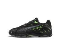 PUMA Tenis unisex Inhale, PUMA Negro-Verde Glare, 43 EU