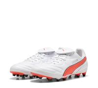 Puma Zapatillas de fútbol Unisex King Liga FG/AG Blanco Rojo Brillante Negro 45 EU
