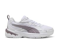 PUMA Tenis Unisex Milenio Tech 2000, Color Blanco-Ciruela Jam Silver, Talla 8.5 de Reino Unido, Puma White Plum Jam Puma Silver, 42.5 EU