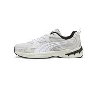 PUMA Tenis Unisex Milenio Tech 2000, Color Gris Pluma, Blanco y Plateado, Talla 46, Pluma Gris Puma Blanco Puma Plata, 45 EU