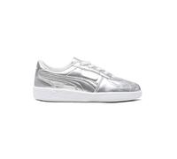 PUMA Tenis unisex Palermo Chrome para niños, Puma Gris pluma plateada, 5 Big Kid