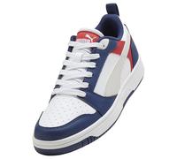 Puma Tenis Unisex para niños Rebound V6 Lo Jr, Blue Jewel Feather Gray Puma White, 36 EU