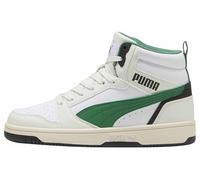 Puma Tenis Unisex para niños Rebound V6 Mid Jr, Vapor Gray Archive Verde Puma Blanco, 36 EU