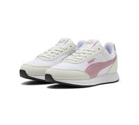 PUMA Tenis Unisex R78 Lightwind, Puma Blanco Poised Pink Vapor Gray, 37.5 EU