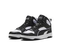 Puma Tenis Unisex Rbd Break Mid, Puma Blanco Puma Negro Puma Blanco, 44.5 EU