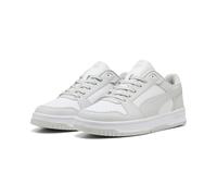 Puma Tenis Unisex Rebound Slam LO, Gris Glacial, Blanco, Talla 42