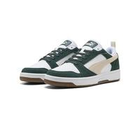 PUMA Tenis Unisex Rebound V6 Low SdSneaker, Green Terrain Alpine Snow Puma White, 44 EU