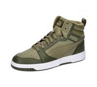 PUMA Tenis Unisex Rebound V6 Mid WTR Jr para niños, Alpine Snow Sand Dune Puma Blanco, 36 EU