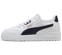PUMA Tenis Unisex Shuffle Downtown, Puma Blanco New Navy Puma Gold, 37.5 EU