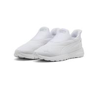 PUMA Tenis Unisex Softride Cosmic Sliptech, Puma Blanco Puma White Cool Light Gray, 41 EU