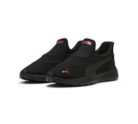 PUMA Tenis Unisex Softride Cosmic Sliptech, Puma Negro Puma Negro Puma Rojo, 44.5 EU