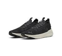 PUMA Softride Symmetry Fuzion LS - Tenis Unisex para Correr, Puma Negro Gris Oscuro Gris Vapor, 37 EU
