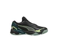 PUMA SOLARSTRIKE 4 - Tenis unisex para interiores, color negro y verde, musgo claro, talla 11 UK, Puma Negro Verde Terreno Fizzy Light Musgo, 46 EU