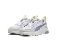Puma Tenis Unisex Trinity Lite Jr para niños, Puma White Lavender Alert Glacial Gray, 4.5 UK
