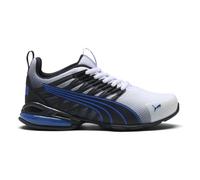 Puma Tenis unisex Voltaic Evo Cross Training para niños, Negro-blanco-azul vívido Ss25, 5.5 Big Kid