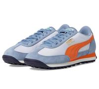 PUMA Tenis vintage Easy Rider para hombre, Niebla plateada/naranja Rickie, 41 EU