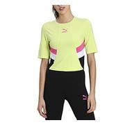 PUMA Tfs Retro Crop Top Camiseta, Mujer, Sharp Green, L