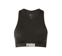 PUMA Top de bikini negro / blanco, Talla 90
